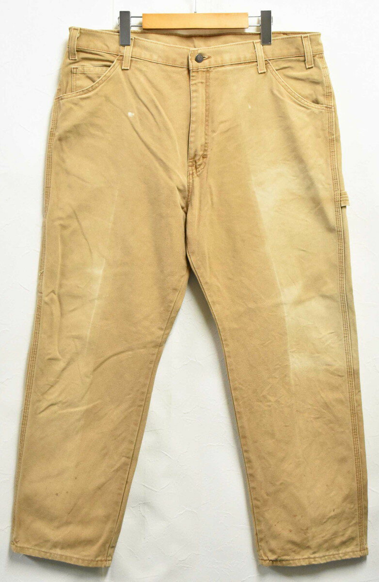 Dickies ディッキーズ コットン ダック地 ペインターパンツ ワークパンツ キャメルブラウンダック W38【中古】■