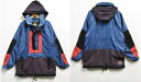 【ビッグサイズ】ヴィンテージ DESCENTE デサント スキーウェア スキージャケット & スキーパンツ アノラックパーカ フード付き ハーフジップ ナイロン...