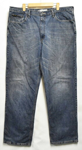 【ビッグサイズ】Lee リー 5ポケット デニムパンツ ブルーデニム W42【中古】■