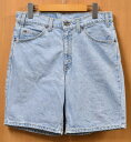 ヴィンテージ 1990年代 Levi's 550 リーバイス 5ポケット デニム ハーフパンツ ショーツ ショートパンツ ブルーデニム W32【中古】■