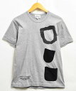 2011年 日本製 COMME des GARCONS POCKET コム・デ・ギャルソン ポケット コットン 半袖 Tシャツ ヘザーグレー メンズM▼