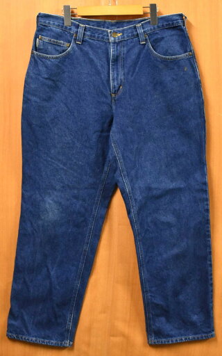 Carhartt カーハート 5ポケット デニムパンツ ジーンズ ワークデニム ワークパンツ ブルーデニム W36【中古】■ Carhartt カーハート 5ポケット デニムパンツ ジーンズ ワークデニム ワークパンツ ブルーデニム W36【中古】■