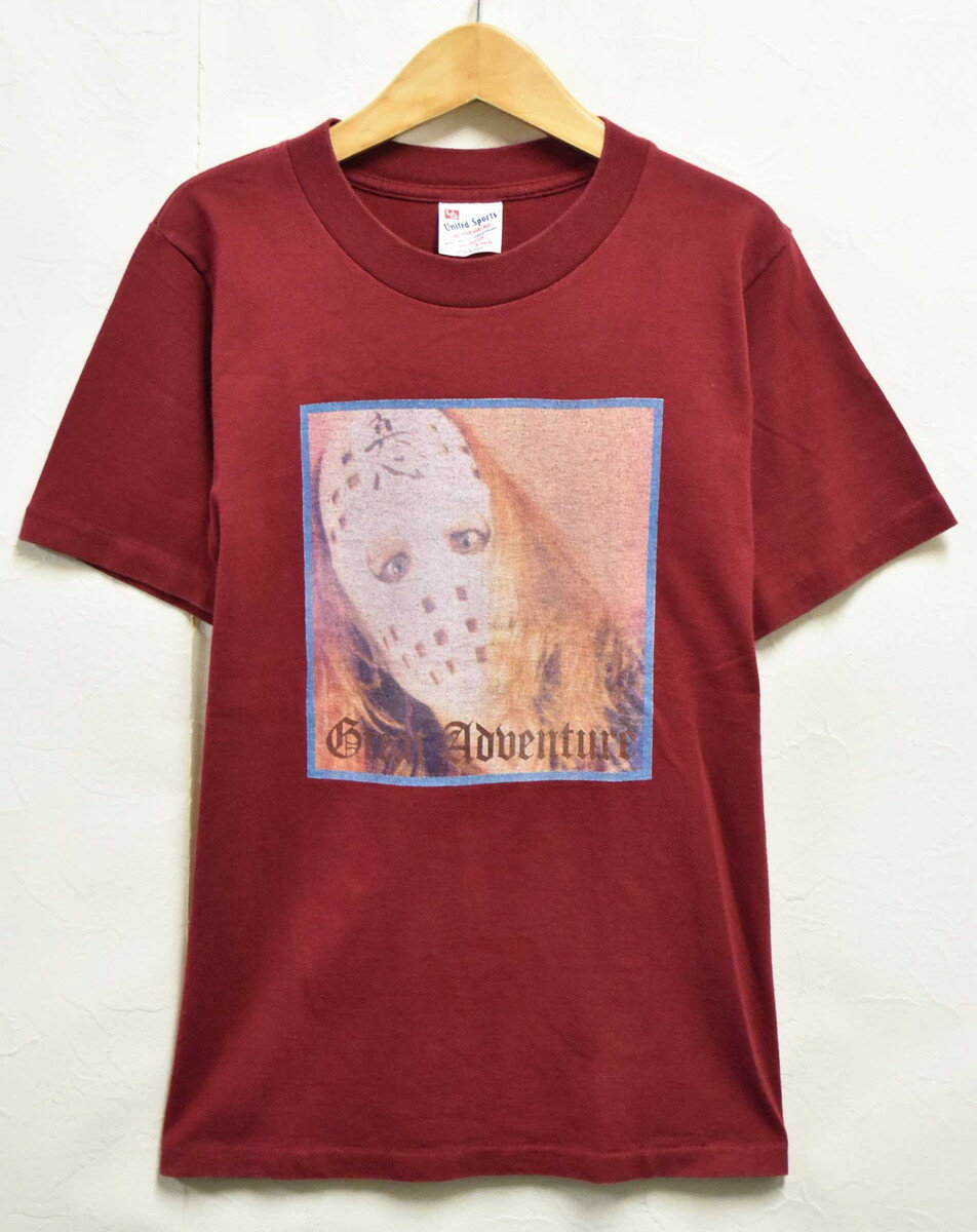 USA製 真心ブラザーズ Great Adbenture グレートアドベンチャー バンドTシャツ ツアーTシャツ シングルステッチ 半袖Tシャツ ワインレッド系 メンズS【中古】▼