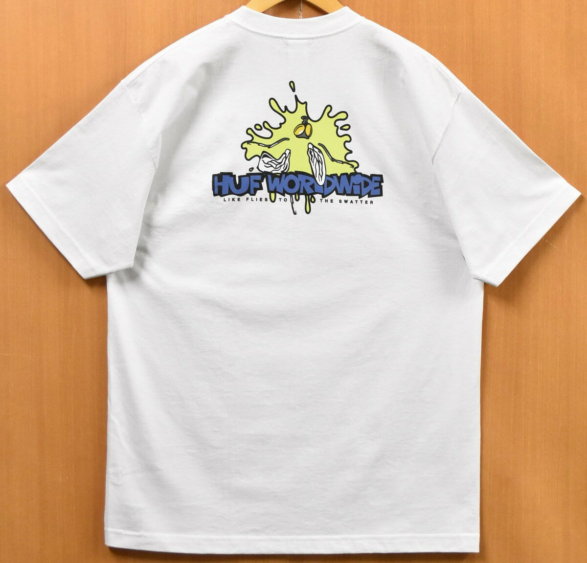 Rakuten - 【アウトレット】【未使用品】【展示試着品】HUF ハフ 半袖Tシャツ ホワイト ロゴ プリント メンズL【新品】▼