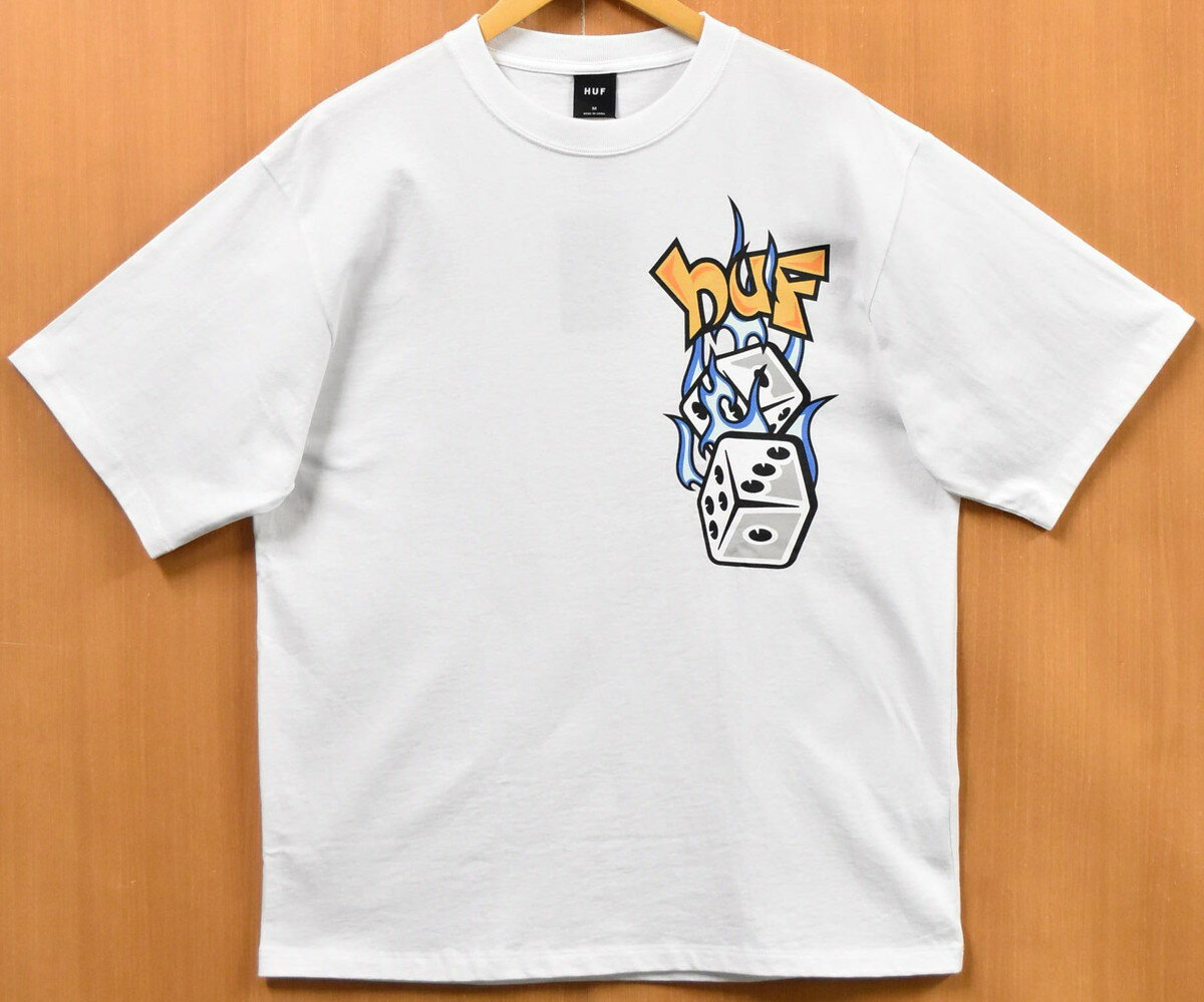 HUFハフ半袖Tシャツプリントホワ...
