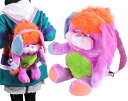 ヴィンテージ 1986年製 / AmToy アムトイ / POPPLES ポップルズ / バックパック ぬいぐるみ リュック / ピンク【中古】○
