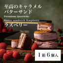 28/【至高のキャラメルバターサンド】ラズベリー6個入 神戸Penheur(プノール) 焼き菓子 冷凍 スイーツ 人気 デザート お取り寄せ バターサンド 洋菓子 ギフト プレゼント お誕生日 母の日【送料無料】 神戸のカヌレ＆キャラメル専門店が贈る【至高のキャラメルバターサンド/プレミアム・カルテット】神戸北野から『小さな幸せ届けます』 5