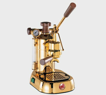 期間限定価格!コーヒーマシン エスプレッソ コーヒーメーカーLa Pavoni( ラ・パボーニ )「 プロフェッショナル PDH 」(18金メッキタイプ)正規輸入品・送料無料