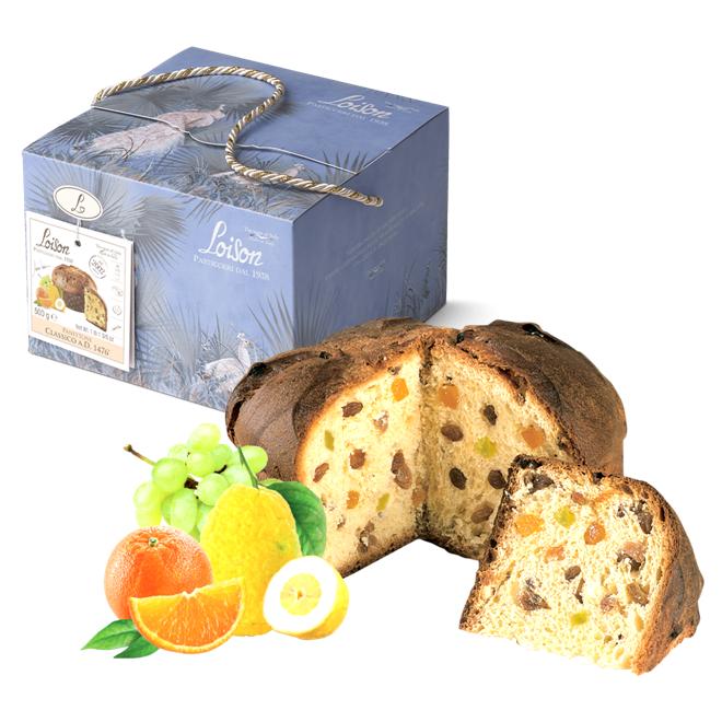 【クーポンあり】ロイゾン【 パネットーネ クラッシコ A.D.1476 】500グラム【2025クリスマス・ご予約】イタリア製パネトーネ・パンドーロイタリアのク...