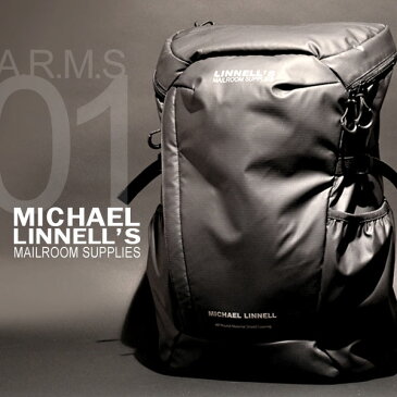 MICHAEL LINNELL マイケルリンネル A.R.M.Sシリーズ MLAC-01 リュック バックパック 29L メンズ アーミーコーティング 多機能 ブラック