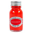 【お買い得品】J.HERBIN エルバン カリグラフィーインク 15ml レッド つけペン用 hb12420