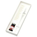 【お買い得品】エルバン パリParisカラーズ ガラスペンつむぎ(クリア)&ミニインクセット ムーランルージュ HERBIN hb21401setP