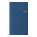 【お買い得品】日本能率協会2025年4月始まり手帳 NOLTY ワイド3 月間カレンダー+週間バーチカル ノルティ ネイビーブルー 9102