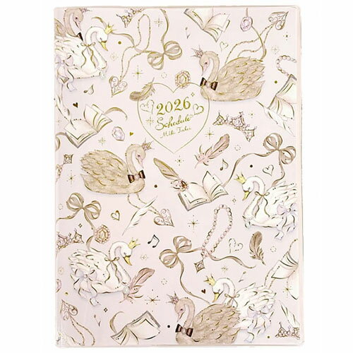 【お買い得品】クローズピン 2026年版(2025年10月始まり)手帳 たけいみきB6 マンスリー 白鳥の湖 Clothes-Pin SB96520