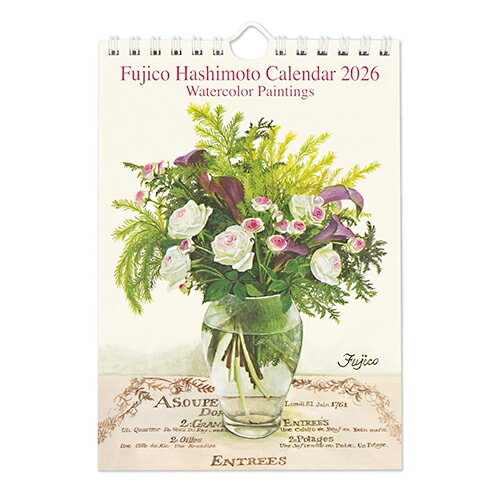 【お買い得品】フロンティア 2026年版カレンダー 橋本不二子 Roses S ローズ 壁掛け 卓上 FRONTIA CAL-203