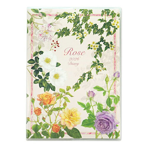 【お買い得品】フロンティア 2026年版手帳 A6 Michie(山田道恵) クラシックローズ マンスリー ピンク地 FRONTIA DY-141