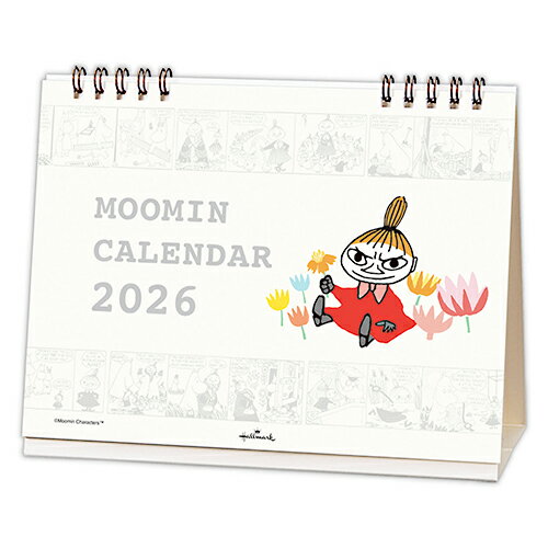 【お買い得品】ホールマーク 2026年版 卓上カレンダー MOOMINリトルミイ ムーミン HALLMARK 845506