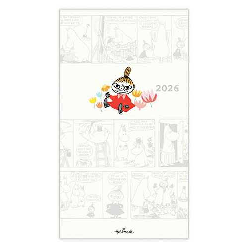 【お買い得品】ホールマーク 2026年版手帳 MOOMIN スリムマンスリーダイアリー リトルミー ムーミン HALLMARK 845797