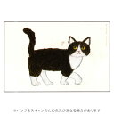 【お買い得品】グリーティングライフ 米津祐介 ポストカード ハチワレねこ YZ-449