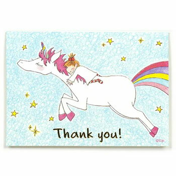 【お買い得品】グリーティングライフ COCOココちゃん サンキューミニカード ユニコーン RY-1033