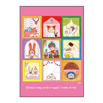 【お買い得品】グリーティングライフ COCO ココちゃん A5サイズ ノート ウィンドウ RYN-1007・8個までメール便可