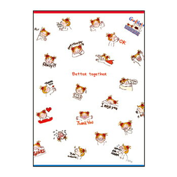 【お買い得品】グリーティングライフ COCO ココちゃん A5サイズ ノート トーキングココ ホワイト RYN-1009・8個までメール便可