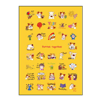 【お買い得品】グリーティングライフ COCO ココちゃん A5サイズ ノート トーキングココ イエロー RYN-1010・8個までメール便可