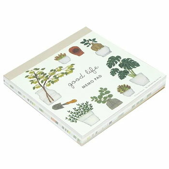 【お買い得品】グリーティングライフ 米津祐介 スクエアメモ グリーン YZN-412