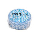 【お買い得品】カモ井加工紙 マスキングテープ mt ex ネモフィラ 幅15mm×7m巻 MTEX1P160