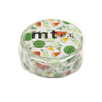 【お買い得品】カモ井加工紙 mt ex すいか 幅15mm×7m巻 マスキングテープ MTEX1P164