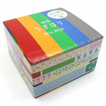 【お買い得品】カモ井加工紙マスキングテープ mtちぎはり MixBox 72個入 ワークショップテープボックス ミックス MTWBOX06