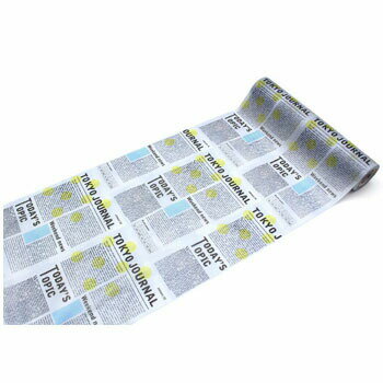 【お買い得品】カモ井加工紙 mt wrapping 掛け紙 英字新聞(220mm×10m巻) ラッピングシリーズ MTKAKE11