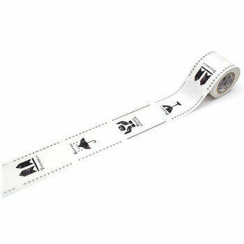 【お買い得品】カモ井加工紙mt wrapping 水貼りテープ ヴィンテージケアマーク白(45mm×10m) ラッピングシリーズ MTGAMT06