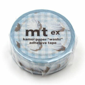 【お買い得品】カモ井加工紙 マスキングテープ mt ex ホイップクリームライン (幅15mm×長さ7m) MTEX1P226