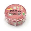【お買い得品】カモ井加工紙 マスキングテープ mt ex レトロ喫茶 (幅15mm×長さ7m) MTEX1P239