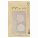 【お買い得品】カモ井加工紙 マスキングテープ mt upcycle tape ローズピンク×鶯 (幅15mm×長さ7m) 古紙70%使用 MT02UP04