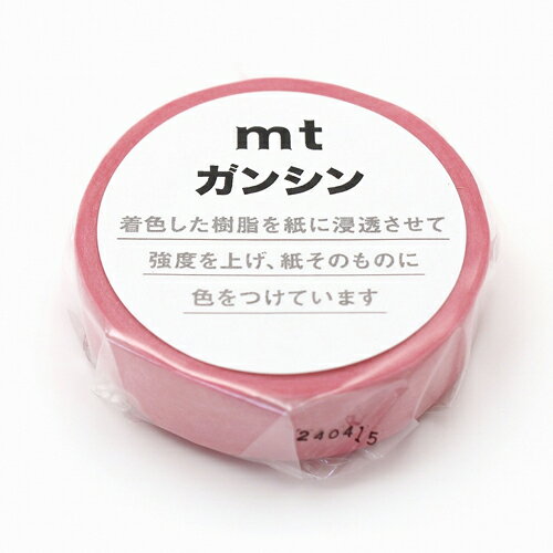 【お買い得品】カモ井加工紙 マスキングテープ mt ガンシン (幅15mm×長さ20m) ピンク色 MTGANS04