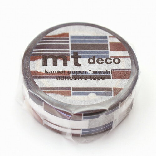 【お買い得品】カモ井加工紙 マスキングテープ mt 1P deco カモ井レトロデザイン ラベル (幅15mm×長さ7m) MT01D574