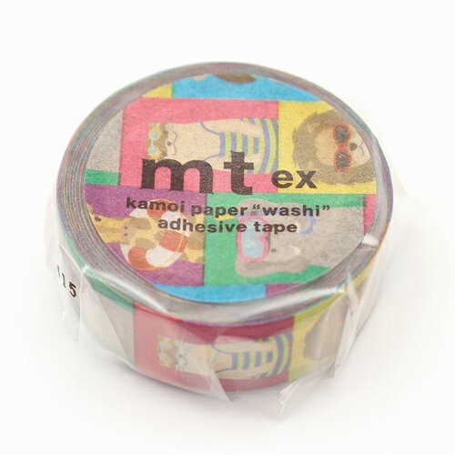【お買い得品】カモ井加工紙 マスキングテープ mt ex 夏の装い (幅15mm×長さ7m) MTEX1P249
