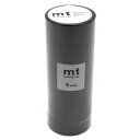 【お買い得品】カモ井加工紙 マスキングテープ mt 8P ベーシックシリーズ 15mm×7m マットブラック 8巻入り MT08P207R