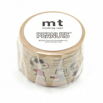 【お買い得品】カモ井加工紙 マスキングテープ mt ピーナッツ 図鑑 スヌーピー (30mm幅×7m巻) MTPNUT05