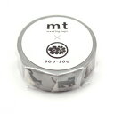 【お買い得品】カモ井加工紙 マスキングテープ mt SOU・SOU ねこ (15mm幅×7m巻) MTSOU25