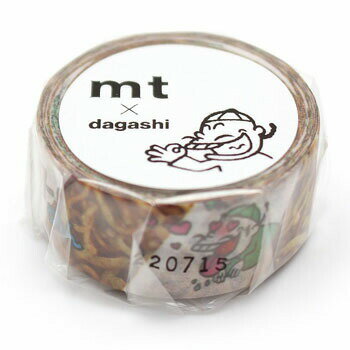 【お買い得品】カモ井加工紙マスキングテープmt×dagashi ヤッターメンストライプ ジャック製菓(15mm×3m)駄菓子 MTDAGA003