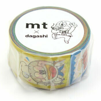 【お買い得品】カモ井加工紙 マスキングテープ mt×dagashi うまい棒memo やおきん(18mm×3m巻)駄菓子 だがし MTDAGA008