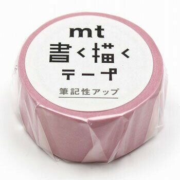 【お買い得品】カモ井加工紙 マスキングテープ mt 書く描くテープ パステルピンク(20mm×7m巻) MTKAKU01