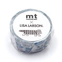 【お買い得品】カモ井加工紙 マスキングテープ mt×NordicCountries リサ・ラーソン Leaves Series (18mm×7m) MTLISA...