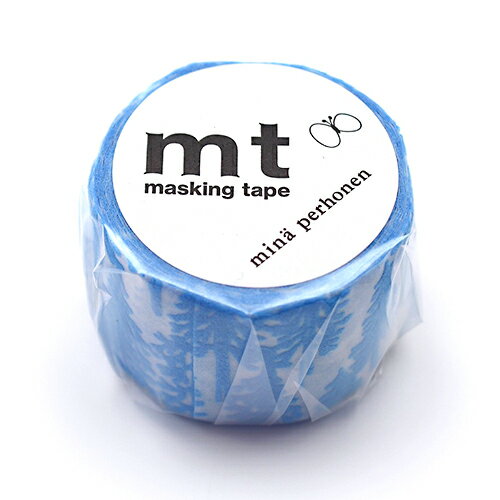 【お買い得品】カモ井加工紙 マスキングテープ mt×mina perhonen ミナ ペルホネン フロッキー metsa (30mm×3m) MTMINA55