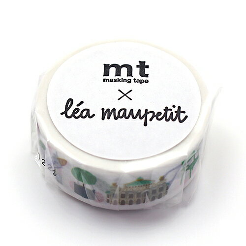 【お買い得品】カモ井加工紙 マスキングテープ mt アーティスト レア・モプチ Paris (幅15mm×長さ5m) MTLEAM01