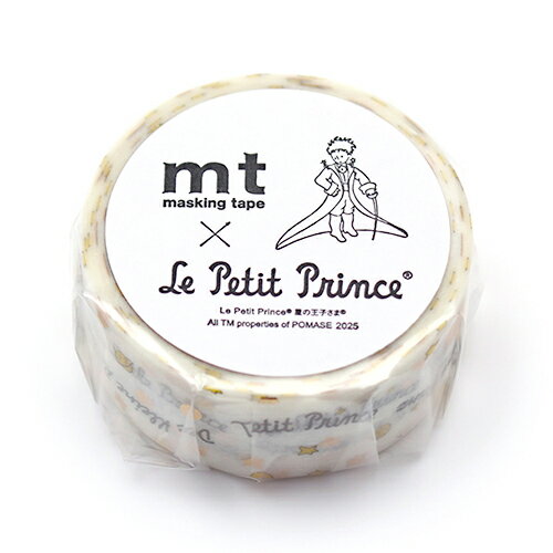 【お買い得品】カモ井加工紙 マスキングテープ mt アーティスト 星の王子さま タイトルウェーブ (15mm×3m) MTPRIN04