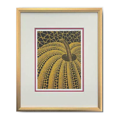 【お買い得品】 草間彌生 Yellow Pumpkin S LimitedEdition 絵画 アート 限定品 くさまやよい GYK-63054